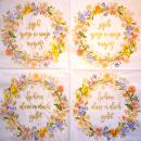 543 Roses - 3-ply -  ( blue) - Ambiente